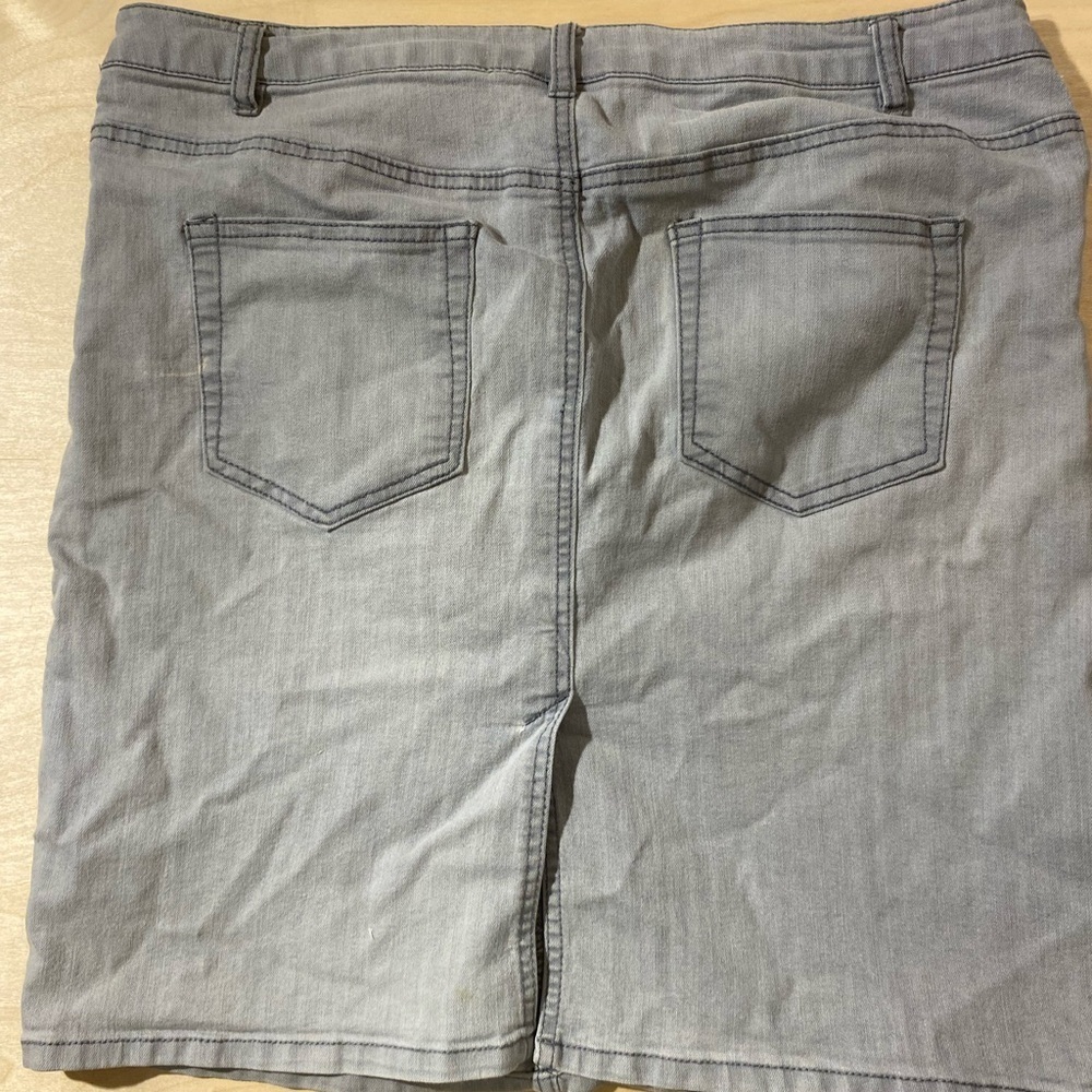 Vintage Jaclyn Smith Jean Skirt Size 14 (KD) - Picture 9 of 14